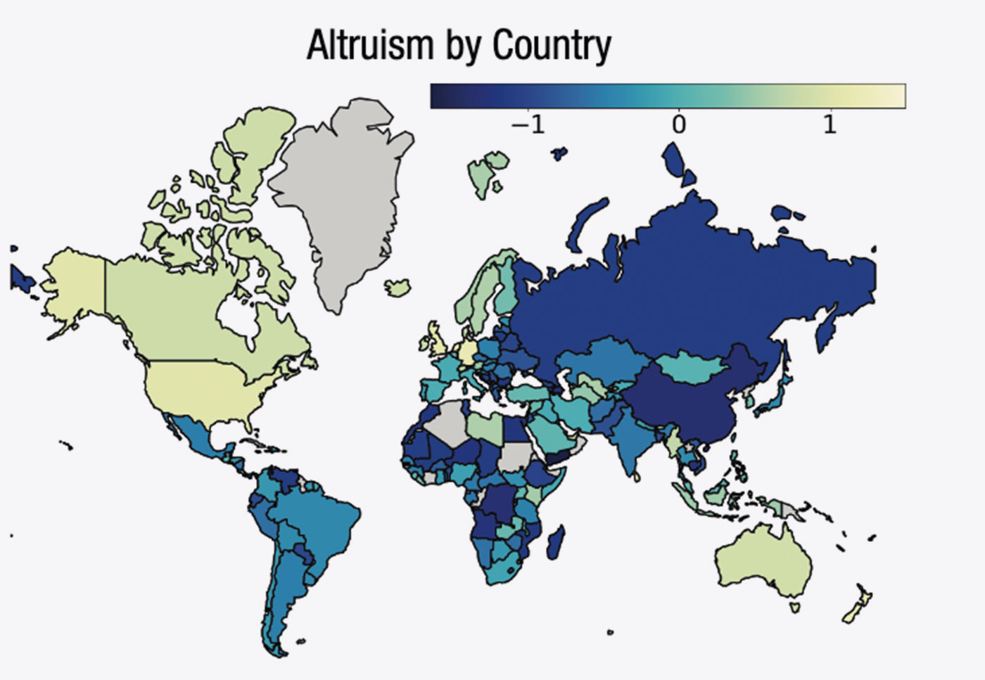 Altruism by Country